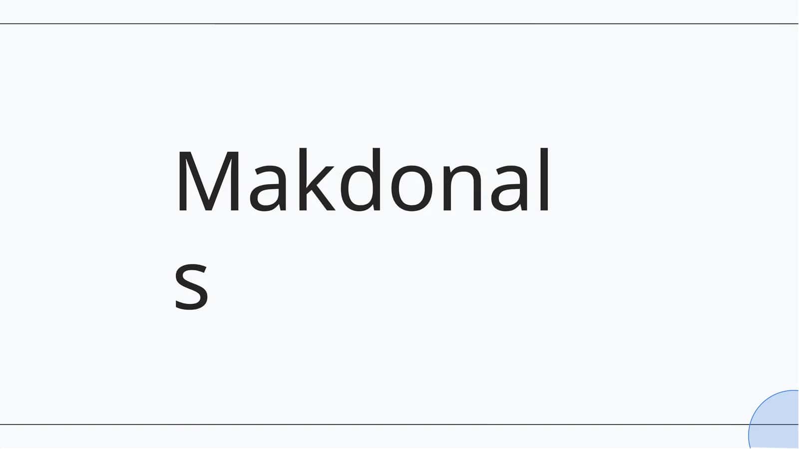 Makdonals