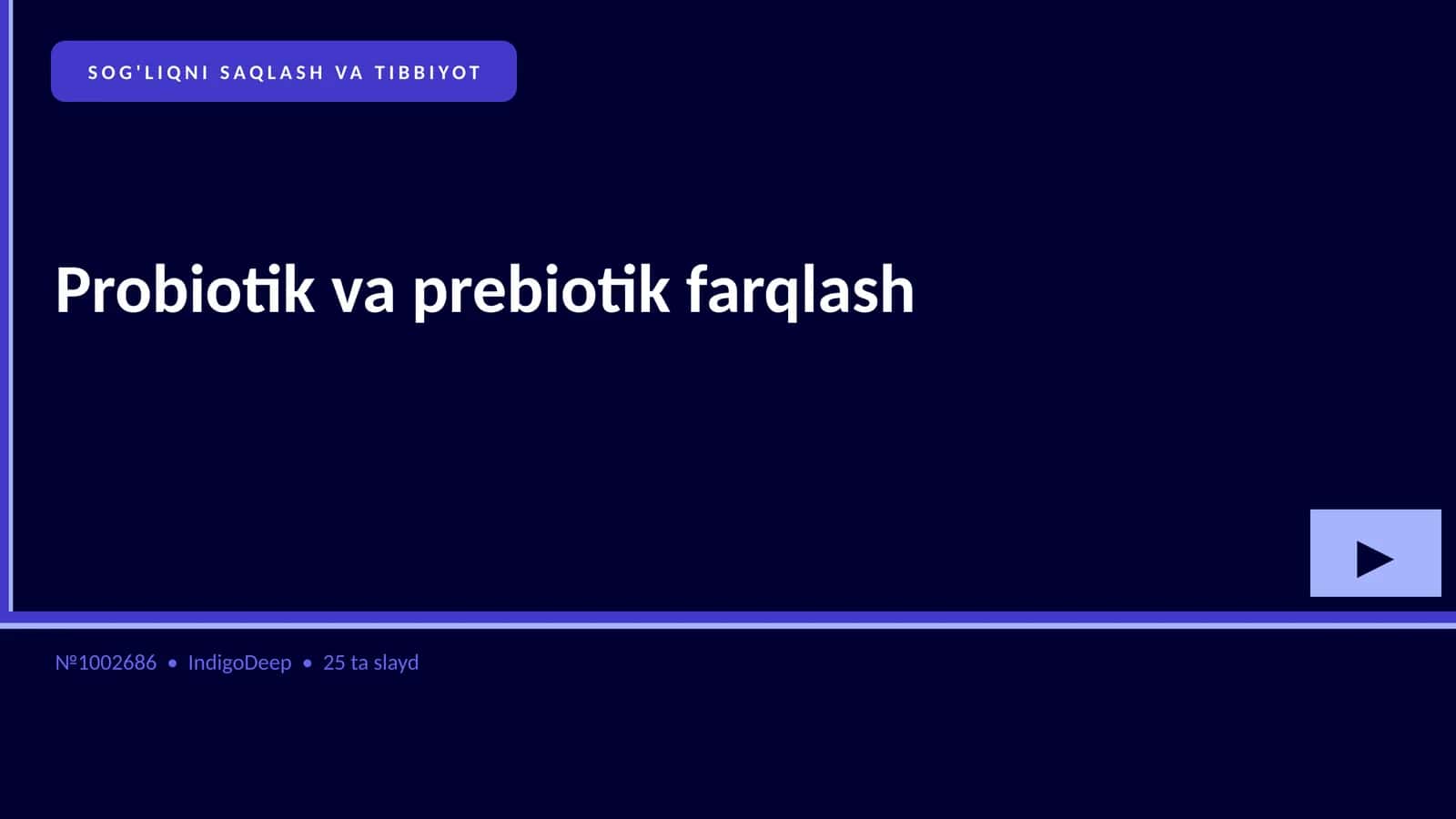 Probiotik va prebiotik farqlash