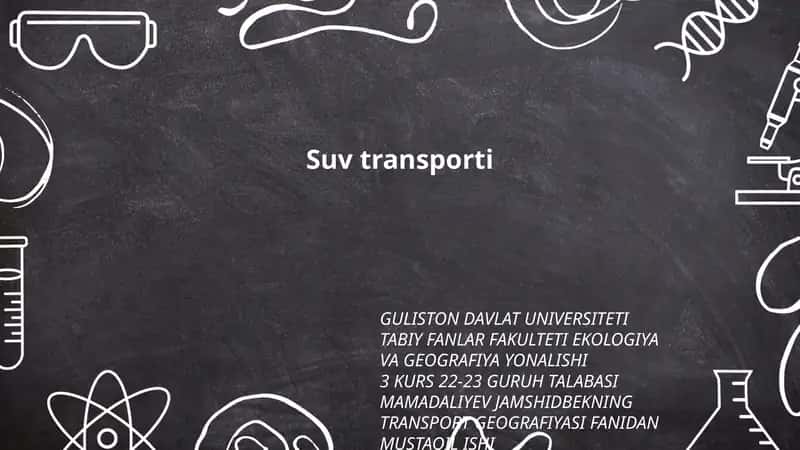 Transport Geografiyasi