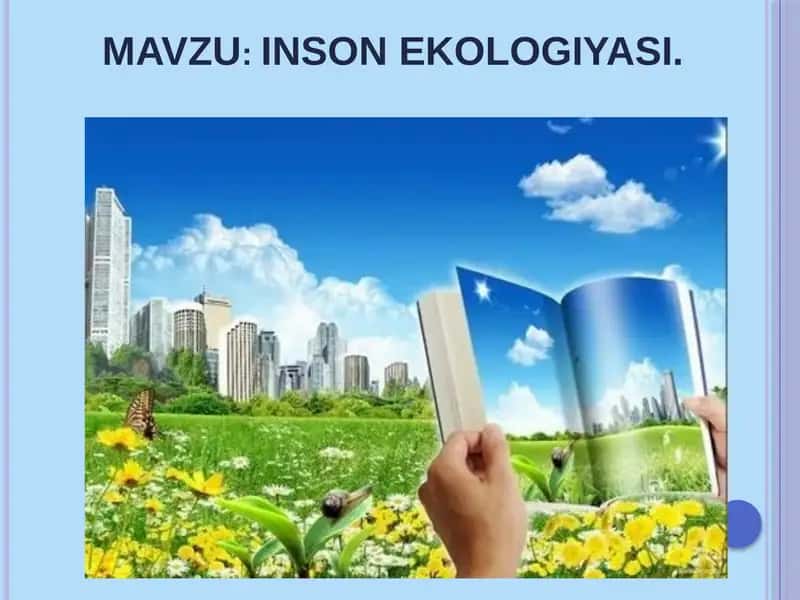 INSON EKOLOGIYASI
