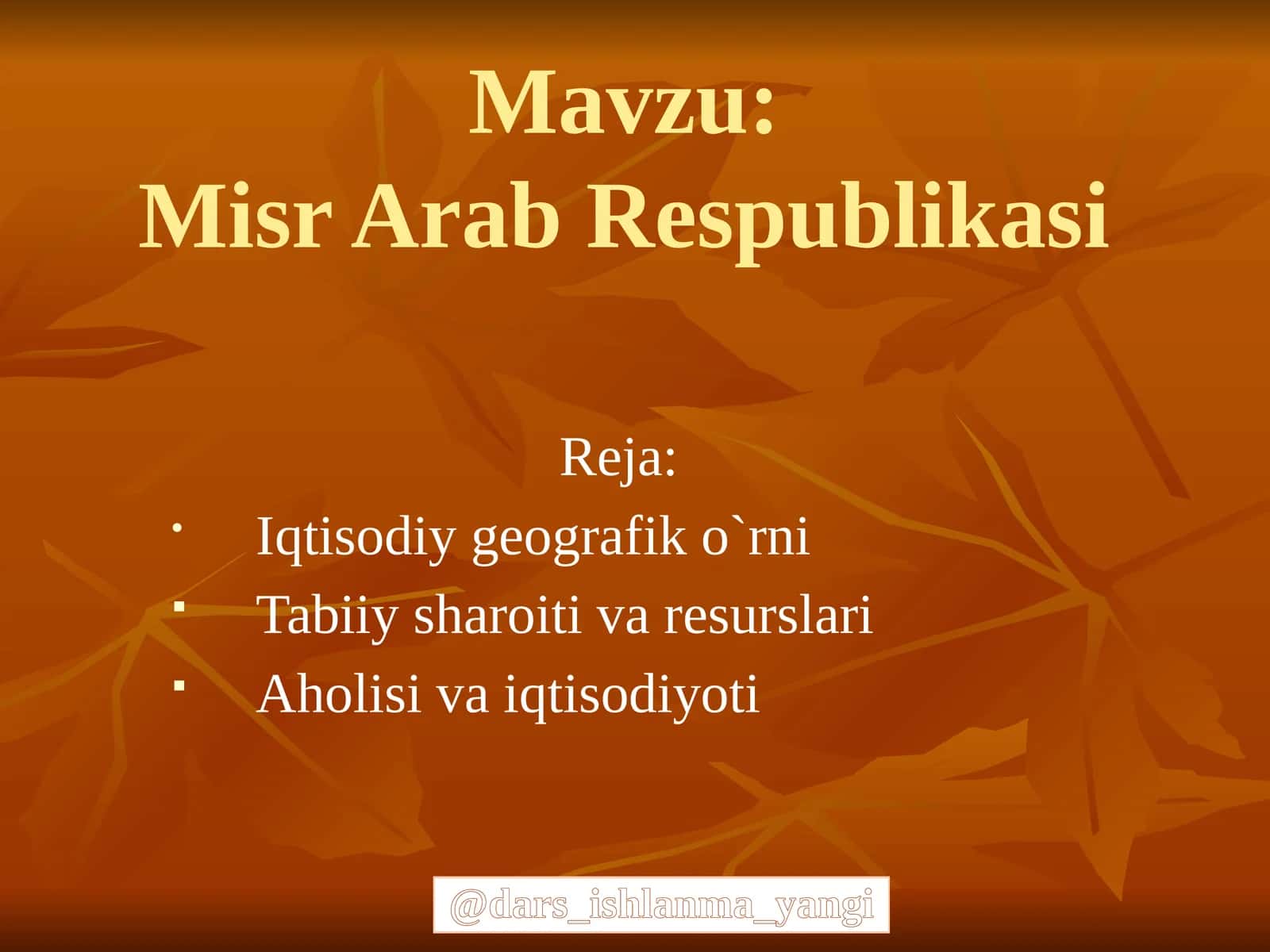 Misr Arab Respublikasi