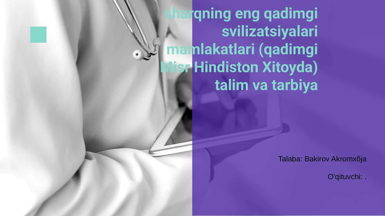 Sharqning Eng Qadimgi Sivilizatsiyalari