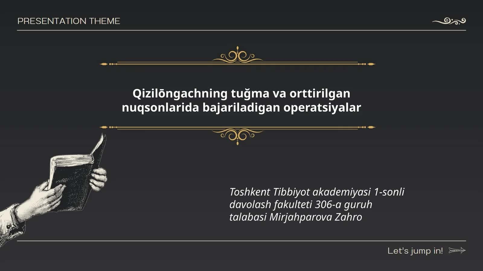 Qizilōngachning tuğma va orttirilgan nuqsonlarida bajariladigan operatsiyalar