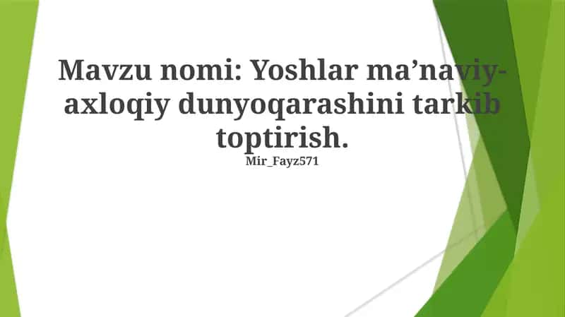 Axloqiy tarbiyasi dasturlari