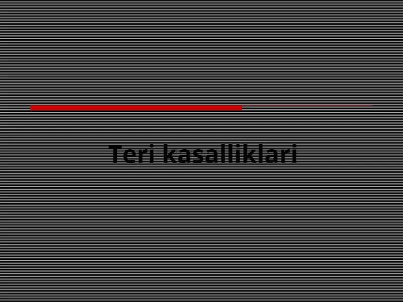 Teri kasalliklari