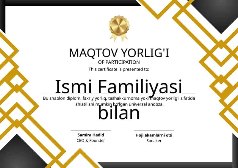 MAQTOV YORLIG'I