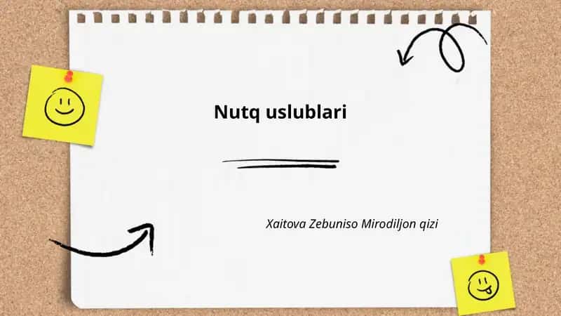 Nutq uslublari