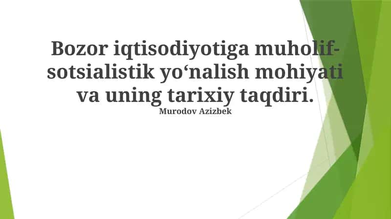 Davlatning Iqtisodiyotdagi Rolining Ta'siri