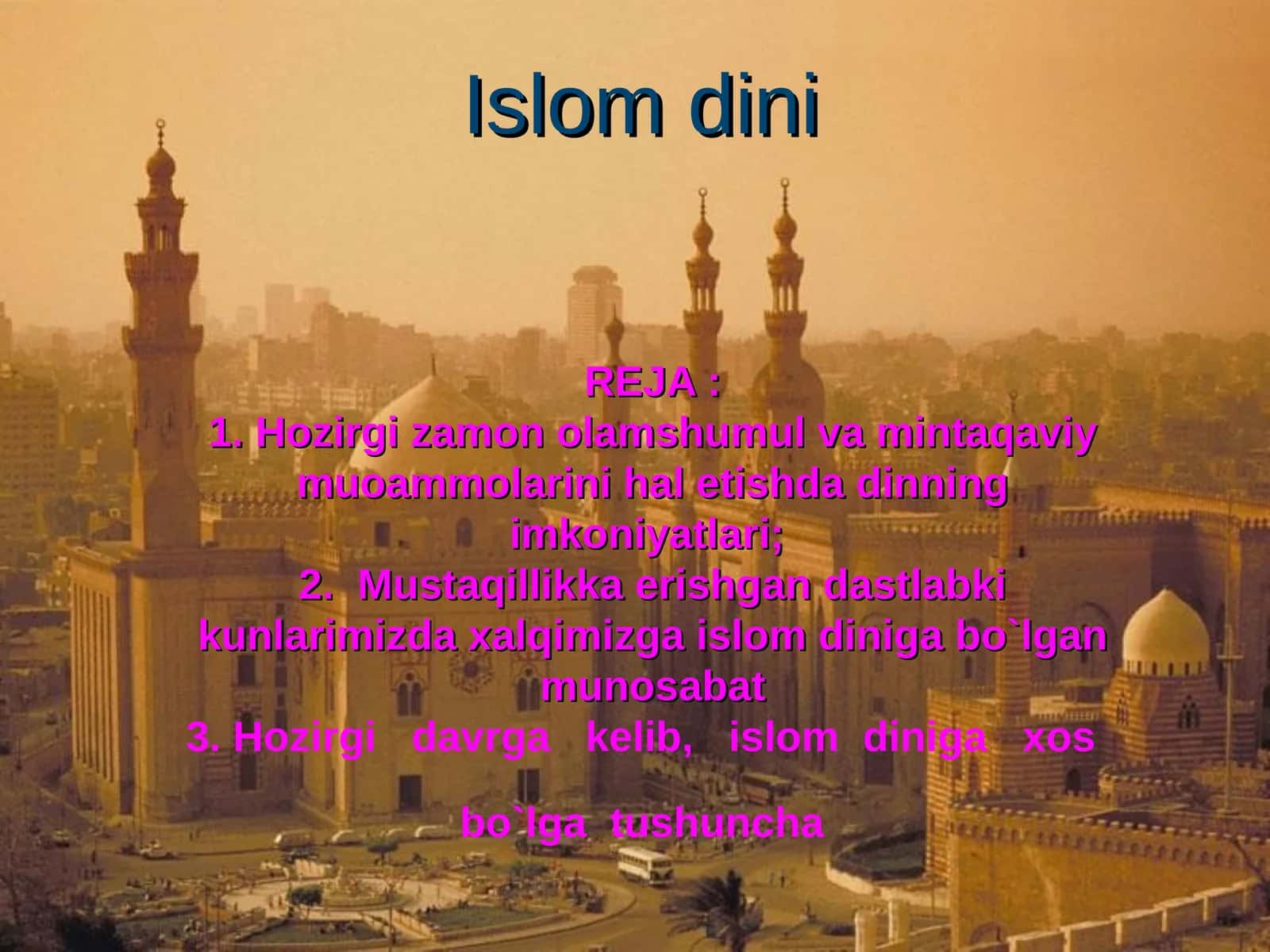 Islom dini