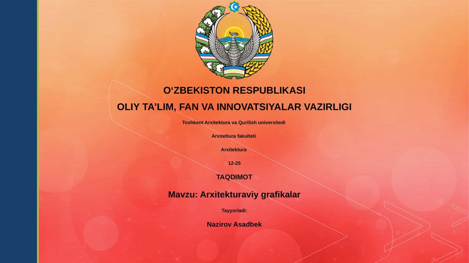 Arxitekturaviy grafikalar