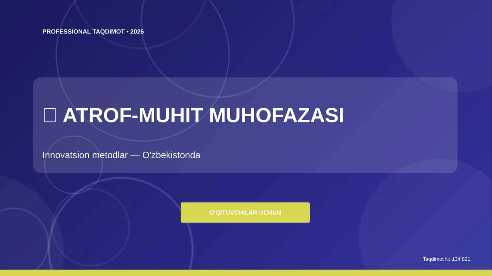 ATROF-MUHIT MUHOFAZASI