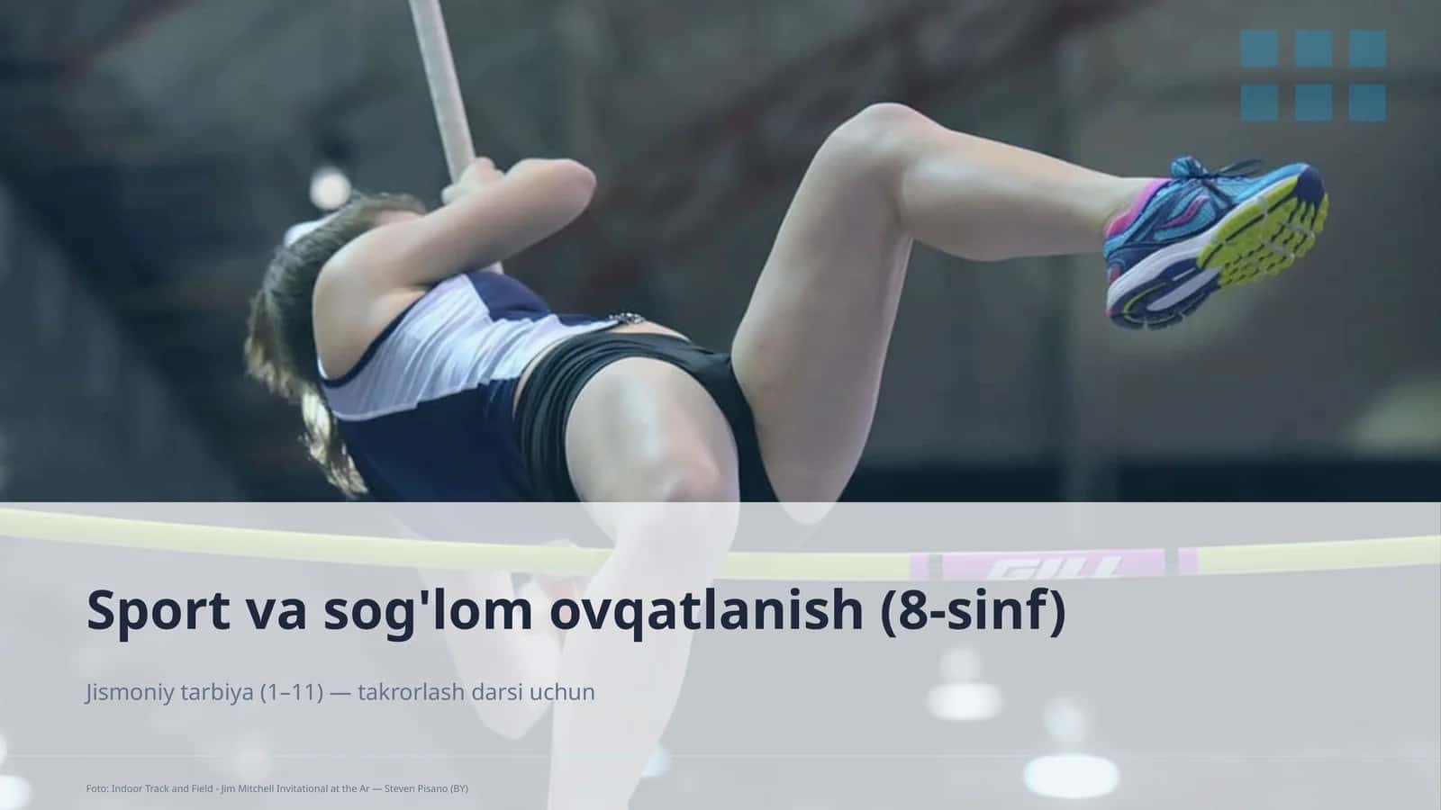 Sport va sog'lom ovqatlanish (8-sinf)