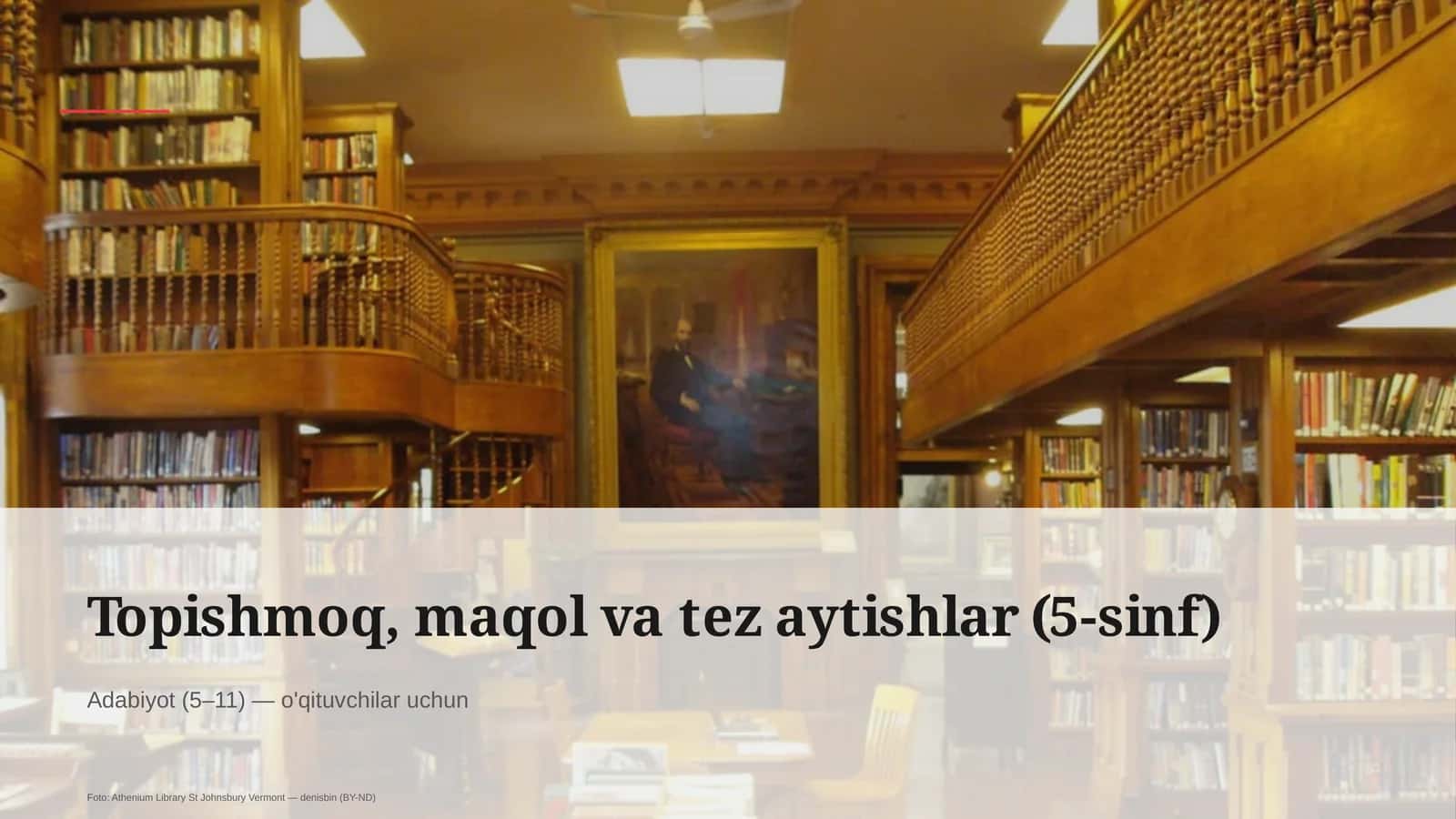 Topishmoq, maqol va tez aytishlar (5-sinf)
