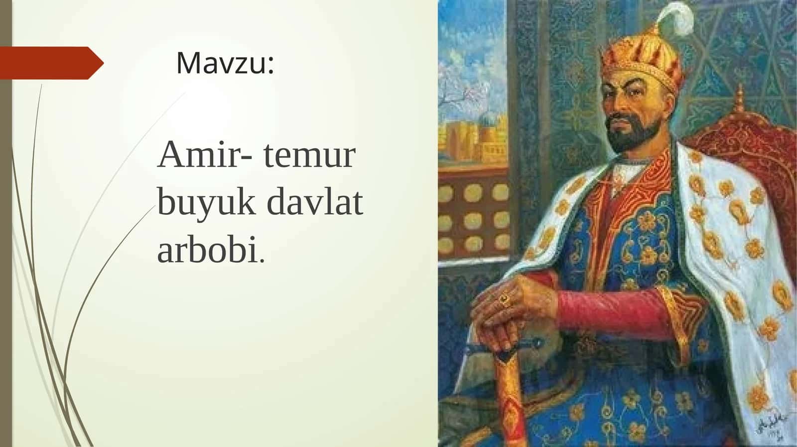 Amir-temurbuyukdavlatarbobi