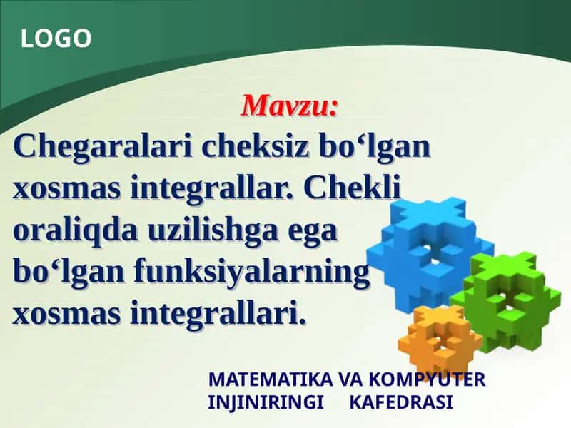 Matematika va Kompyuter Injinerig Kafedrasi