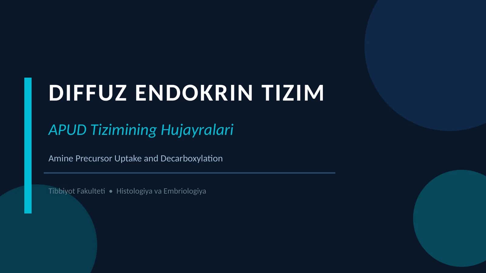 DIFFUZ ENDOKRIN TIZIM