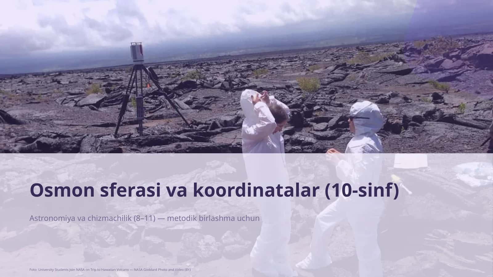 Osmon sferasi va koordinatalar (10-sinf)
