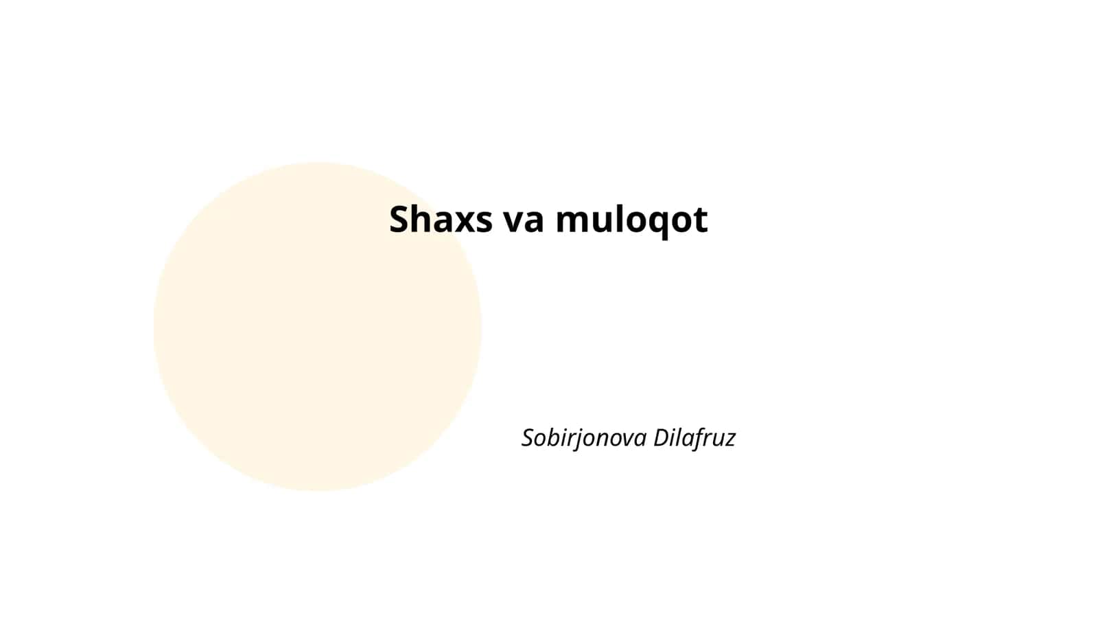 Muloqot madaniyati