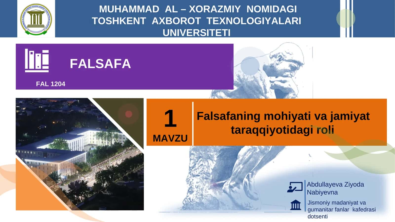 Falsafaning mohiyati