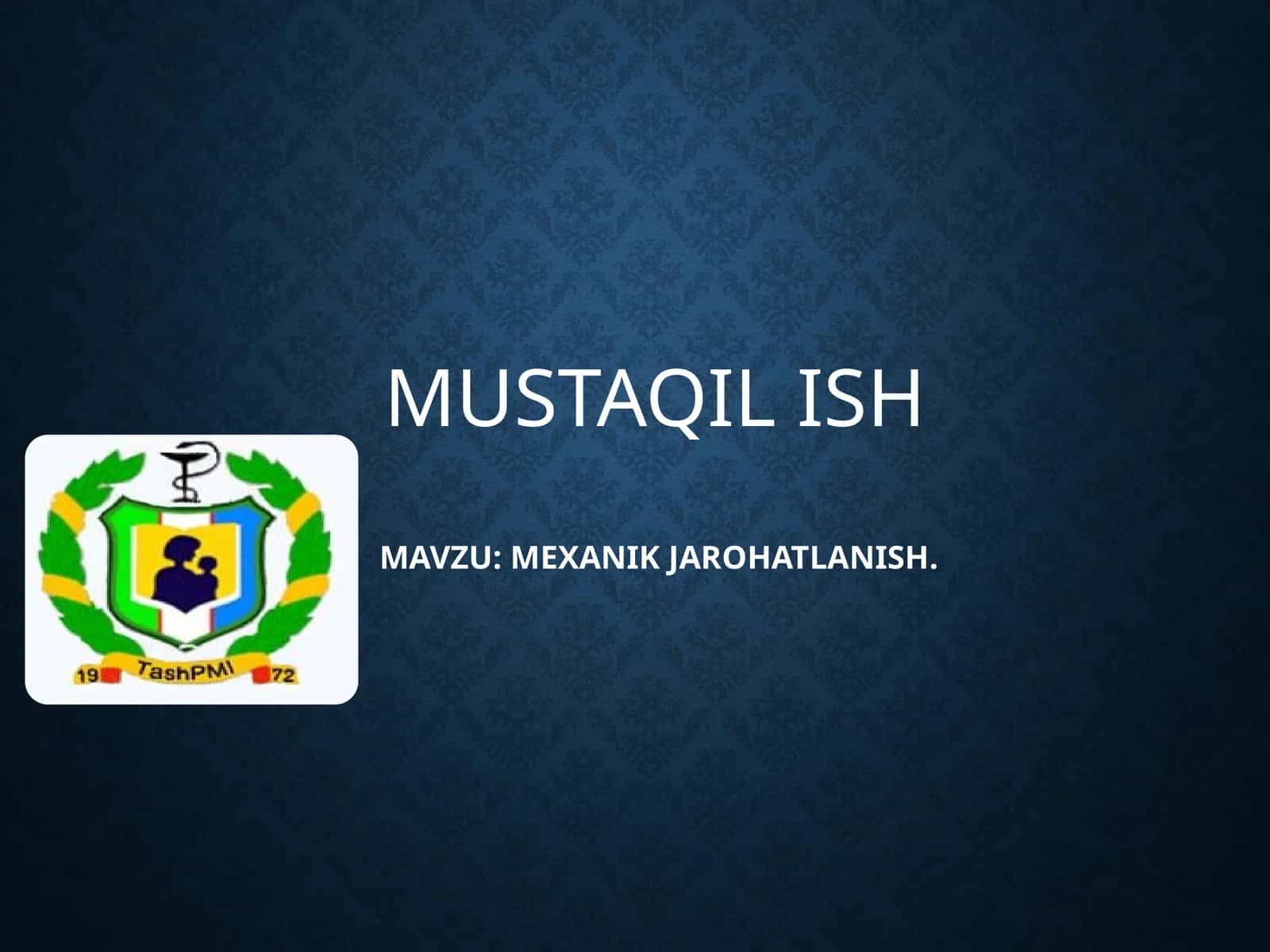 mexanik jaroxatlar sud tibbiyotida mexanik jaroxatlanish
