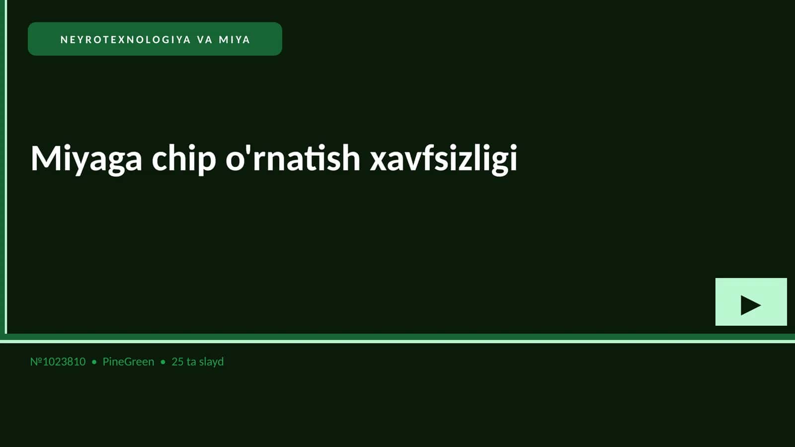 MIYAGA CHIP O'RNATISH XAVFSIZLIGI