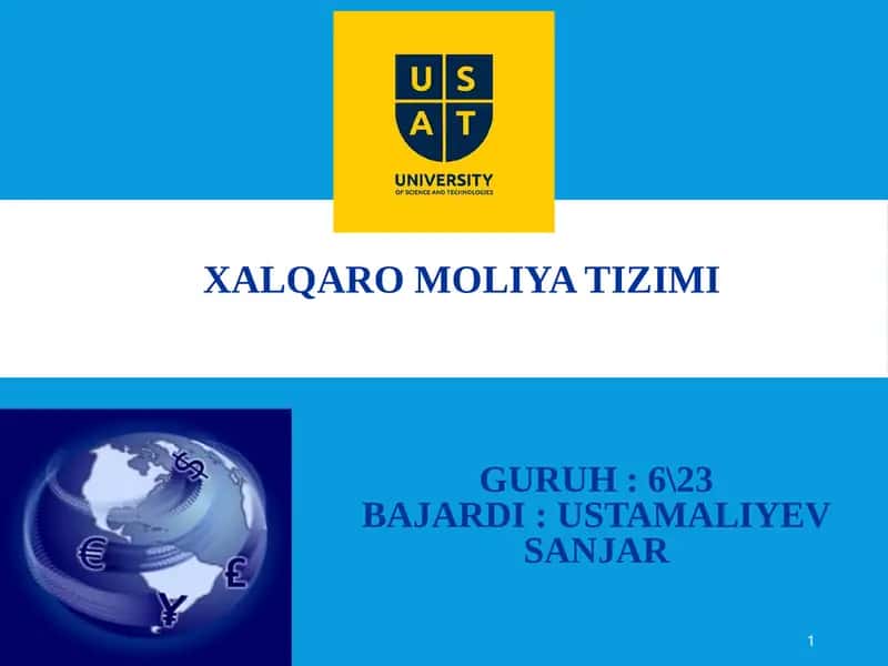Xalqaro Moliya Tizimi