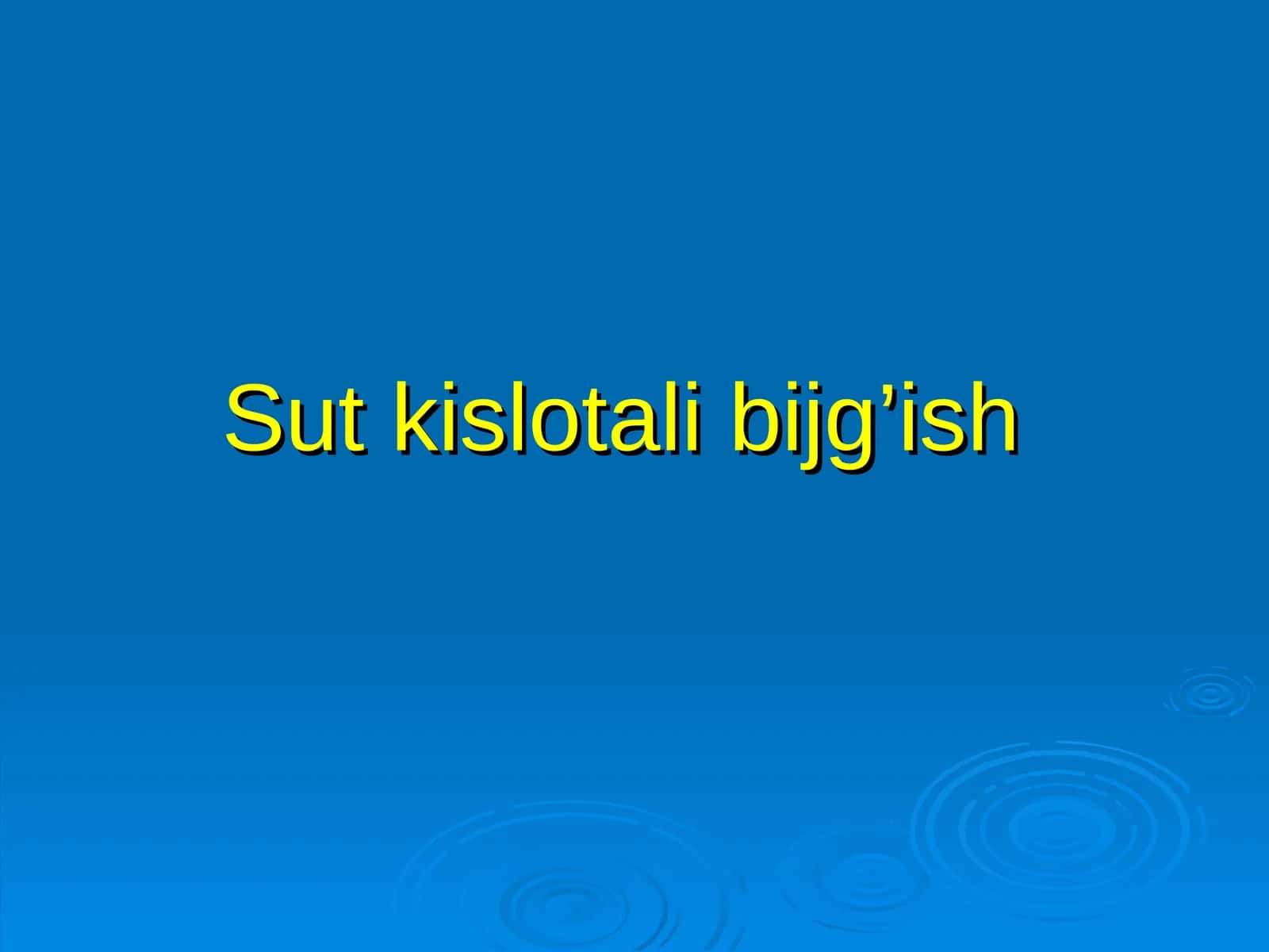Sut kislotali bijg’ish