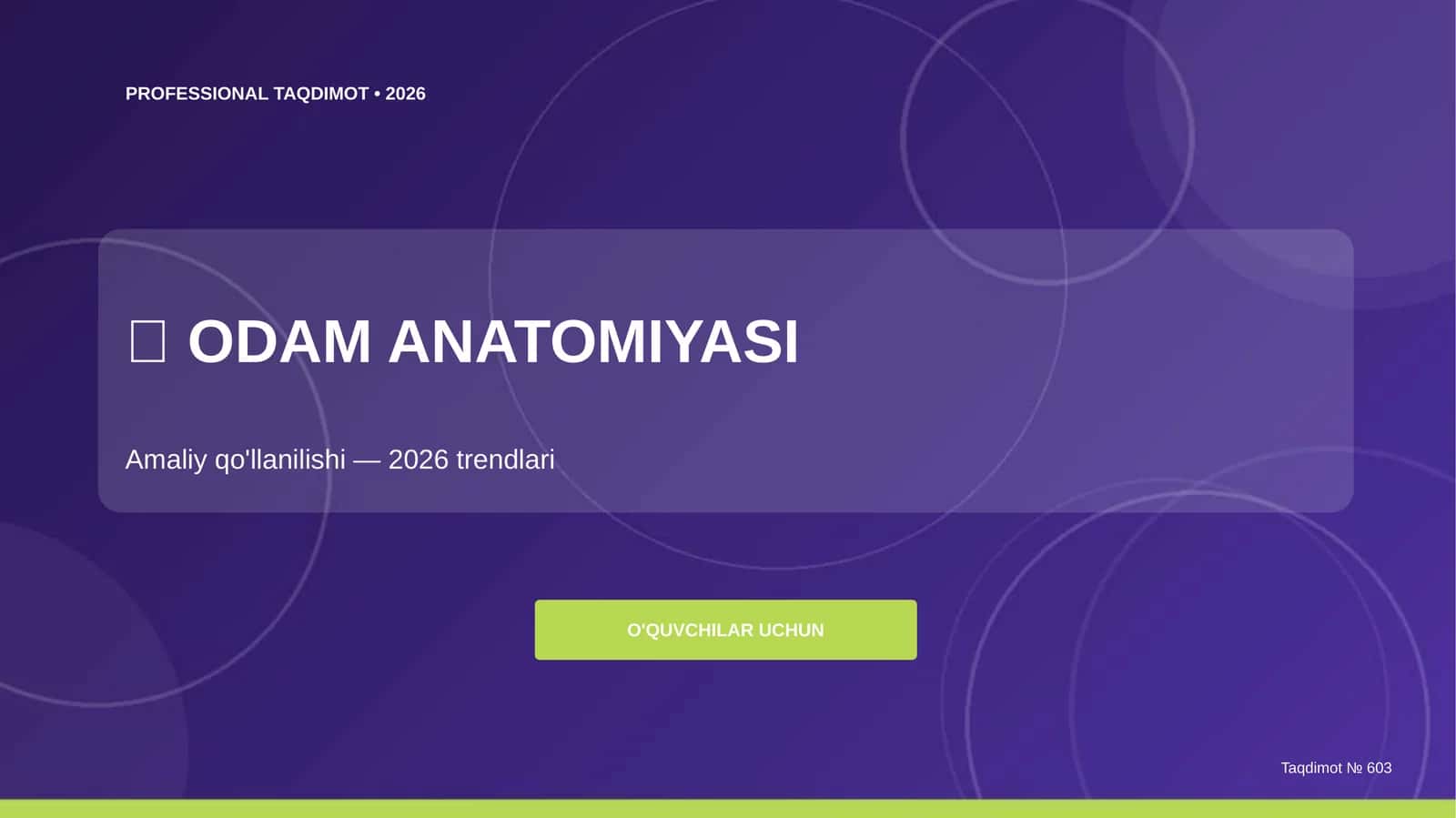 ODAM ANATOMIYASI