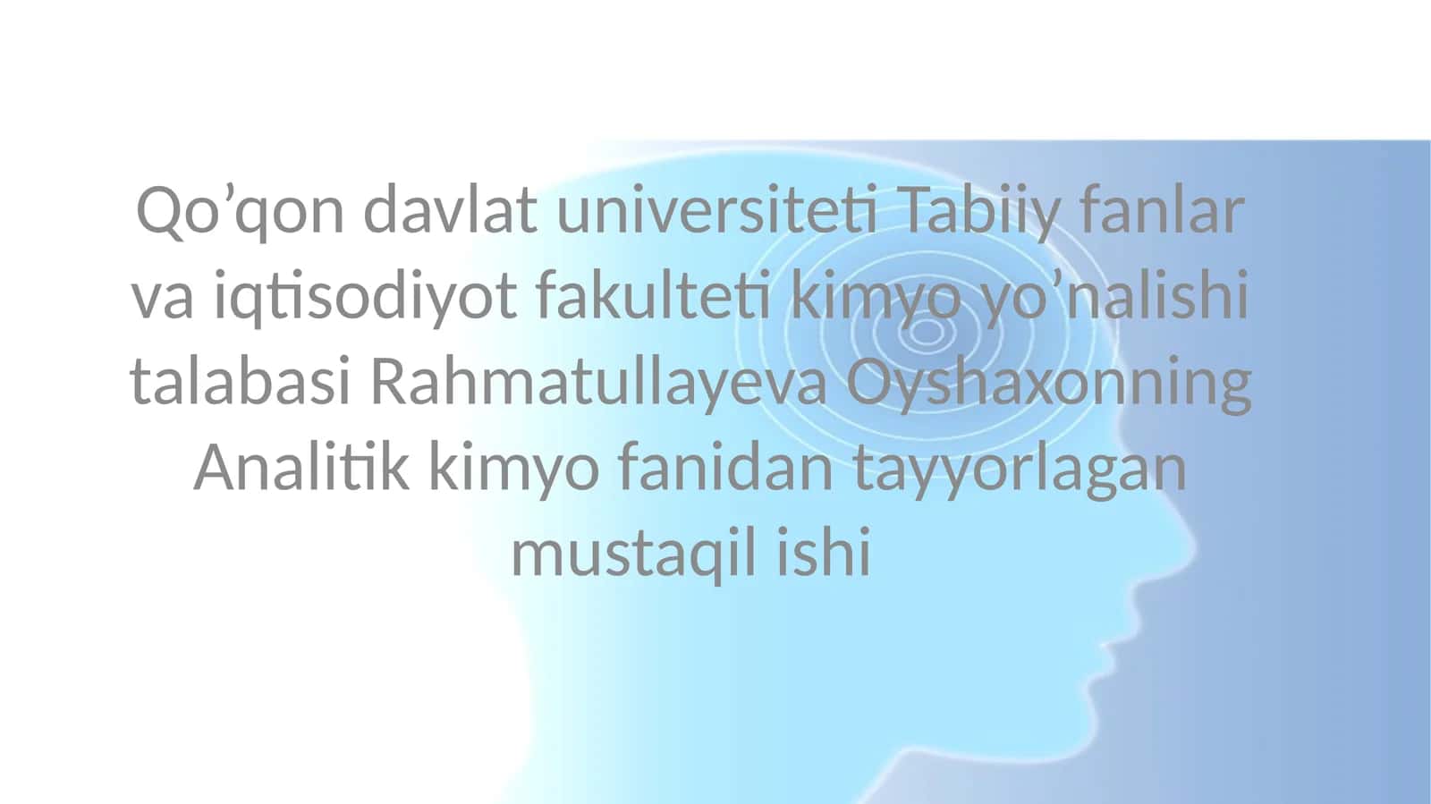 Analitik kimyo