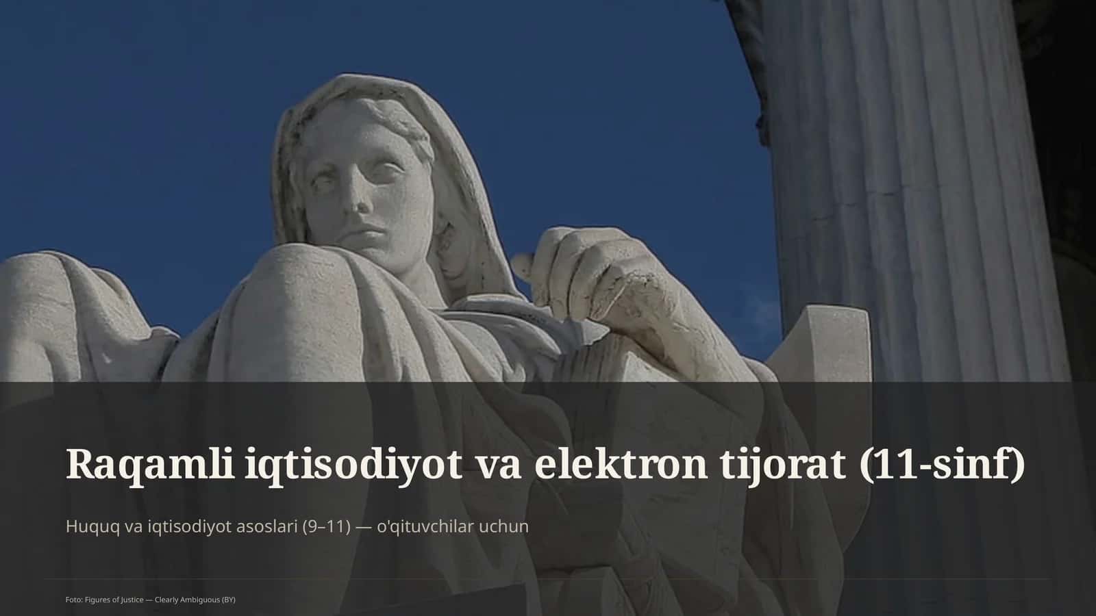 Raqamli iqtisodiyot va elektron tijorat (11-sinf)