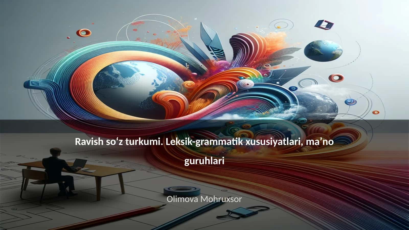 Ravish soʻz turkumi. Leksik-grammatik xususiyatlari, maʼno guruhlari