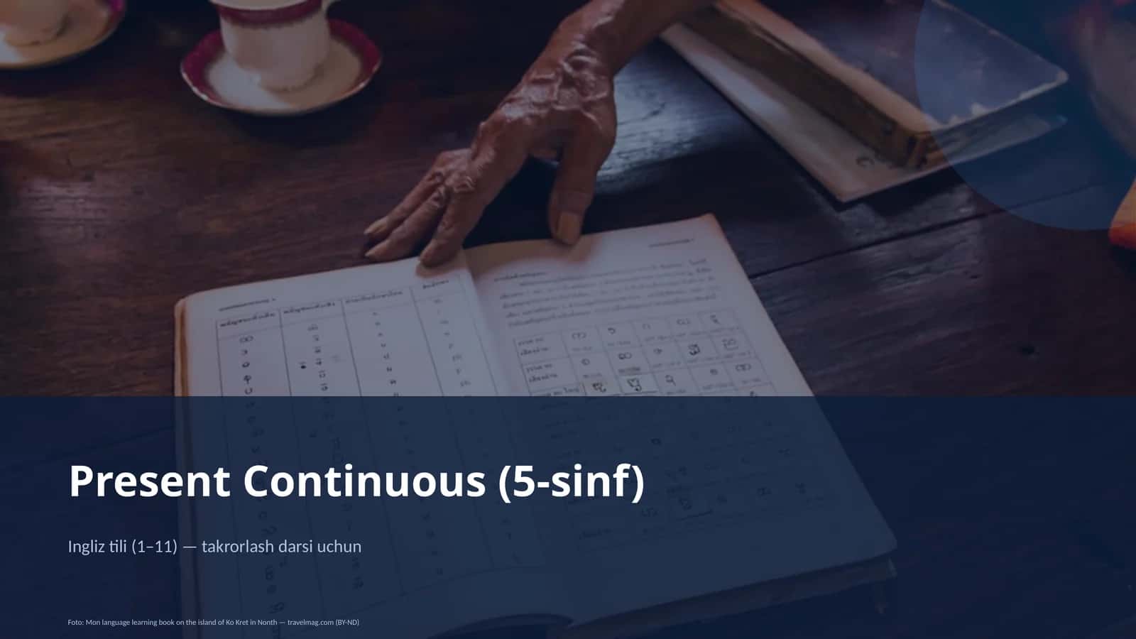 Present Continuous (5-sinf)
