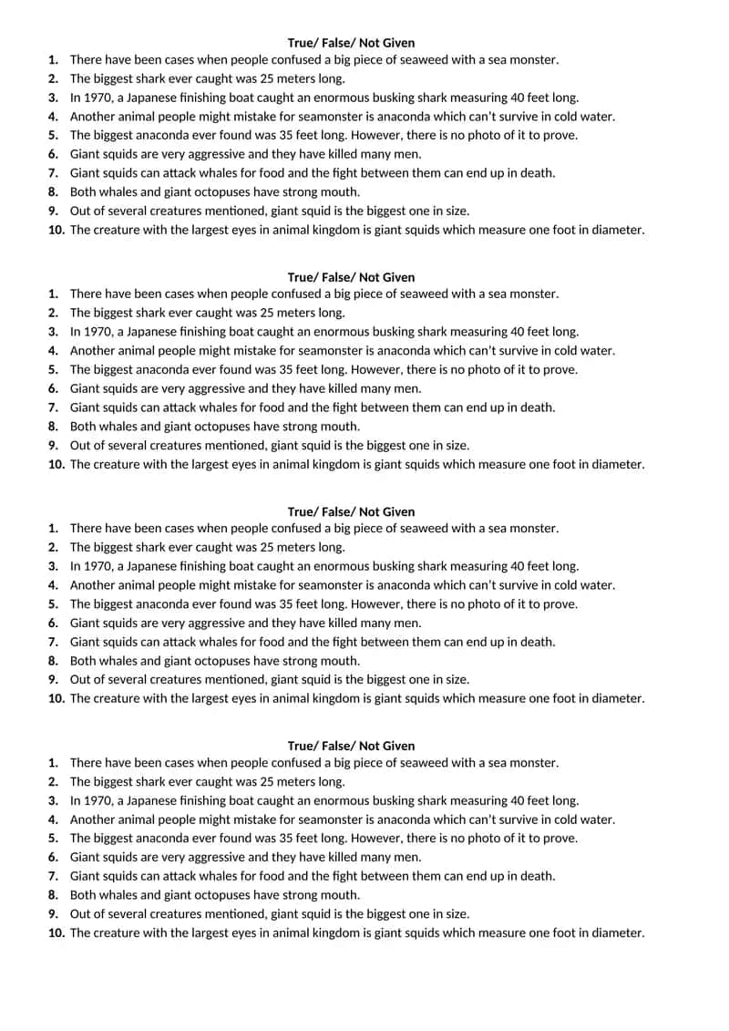 Creature Sightings and Mistaken Identities