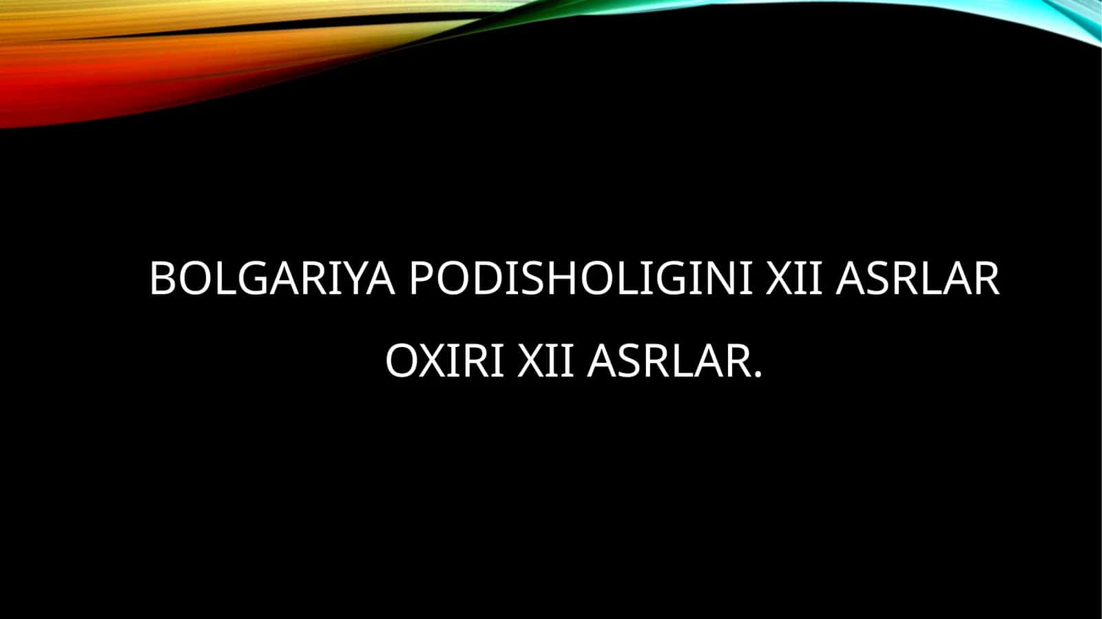 Ikkinchi Bolgariya podsholigi