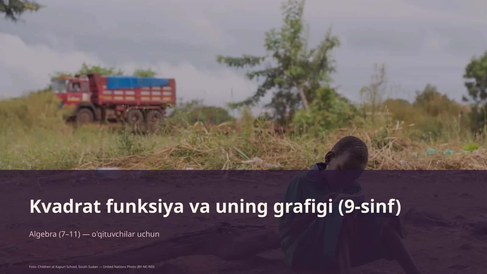 Kvadrat funksiya va uning grafigi (9-sinf)