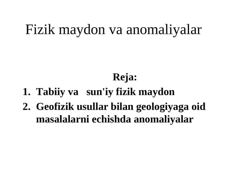 Fizikmaydonvaanomaliyalar