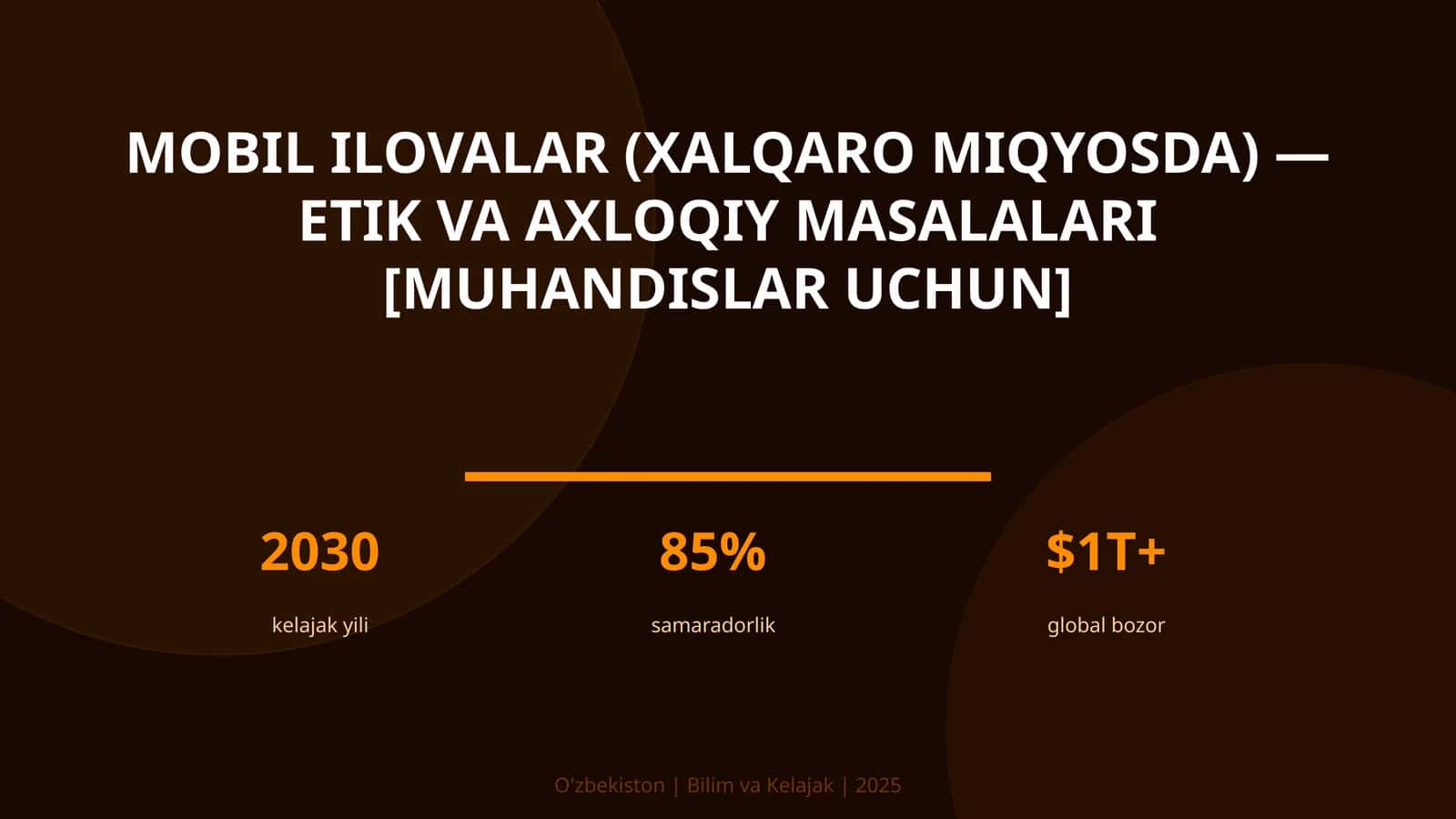 Mobil ilovalar (xalqaro miqyosda) — etik va axloqiy masalalari [muhandislar uchun]