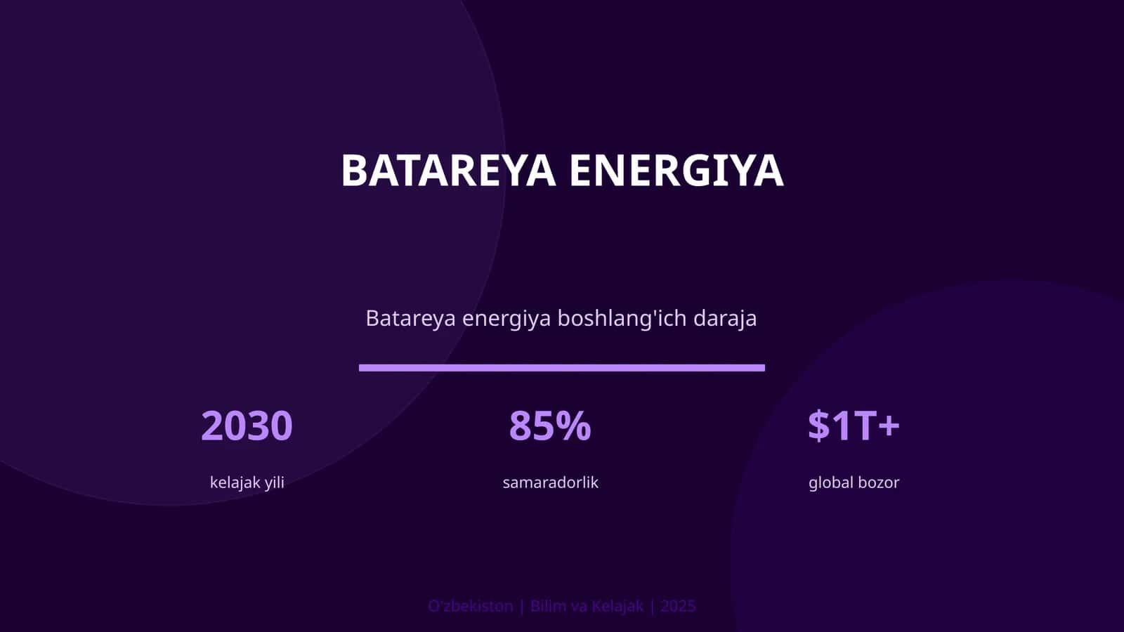 Batareya energiya