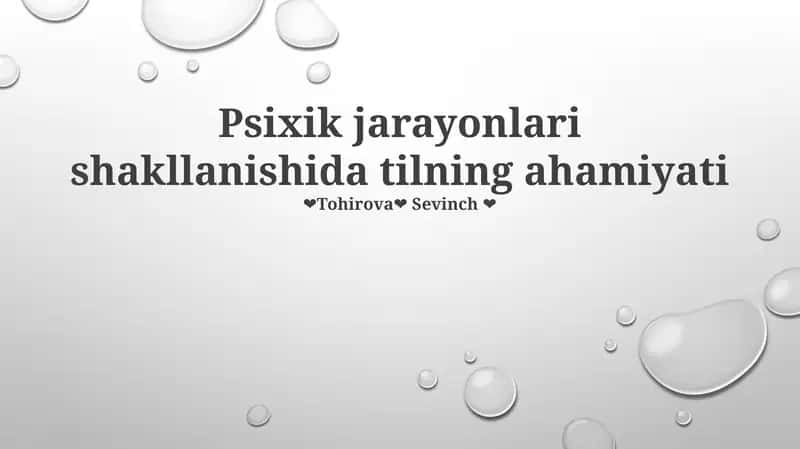 Tilning Ahamiyati