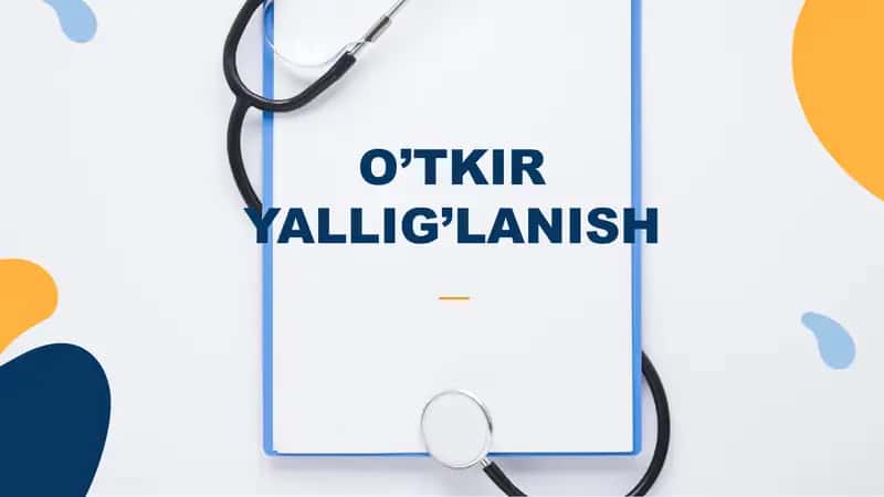 O’TKIR YALLIG’LANISH