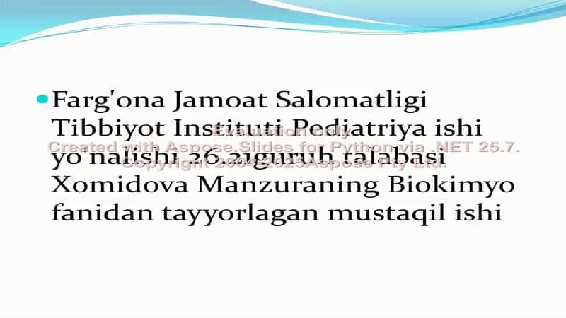 Aterosklerozning kelib chiqish mexanizmi