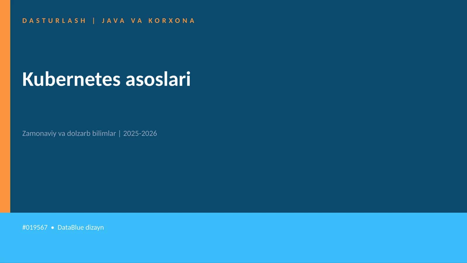 Kubernetes asoslari
