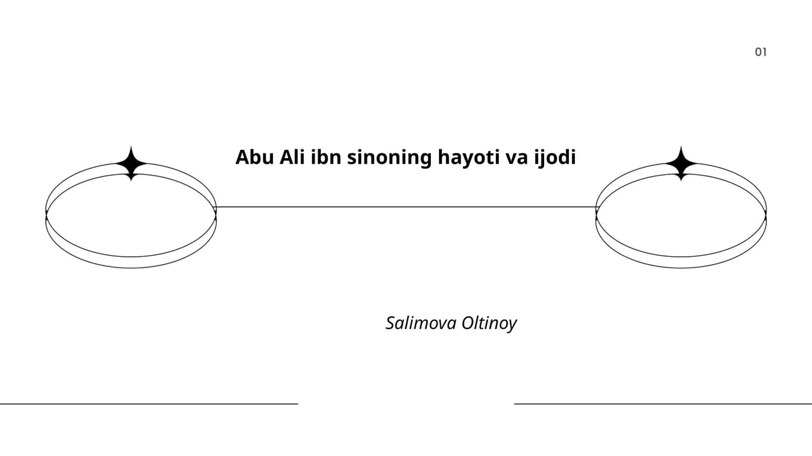 Abu Ali ibn Sinoning hayoti va ijodi