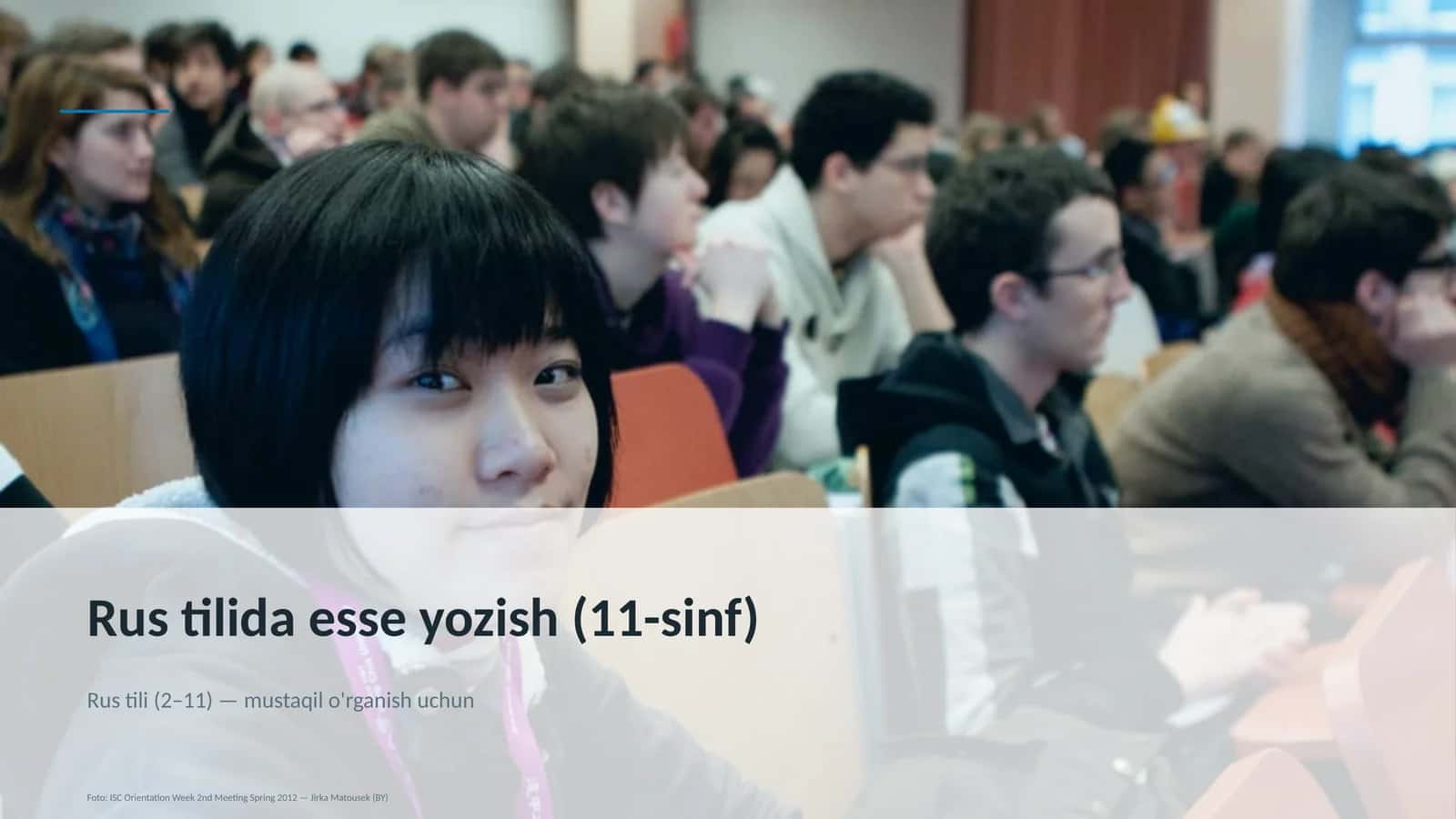 Rus tilida esse yozish (11-sinf)
