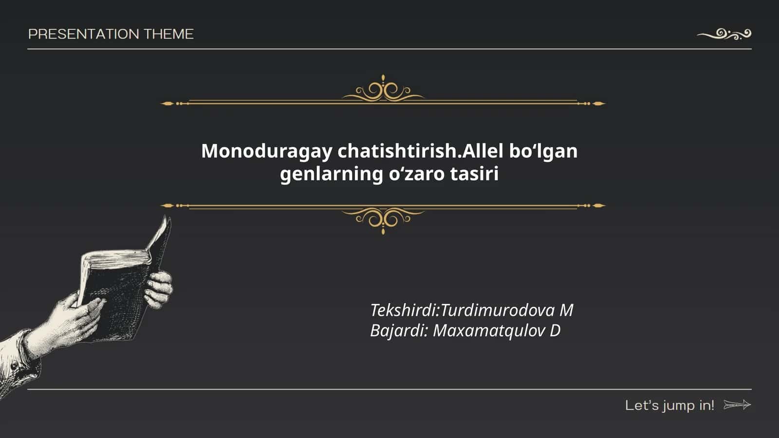 Allel bo‘lmagan genlarning o‘zaro ta‘siri