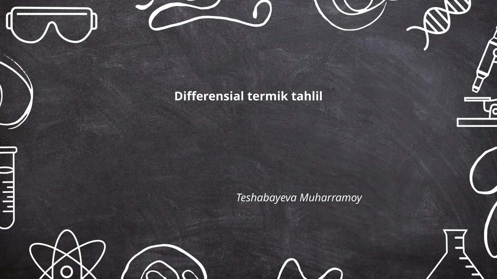 Differensial termik tahlil