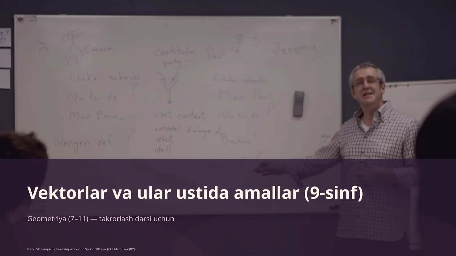 Vektorlar va ular ustida amallar (9-sinf)