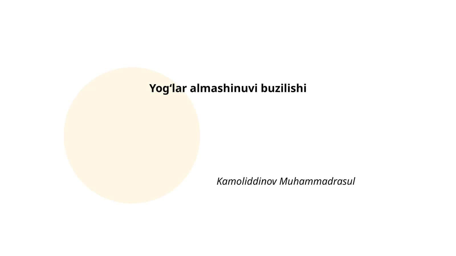 Yogʻlar almashinuvi buzilishi