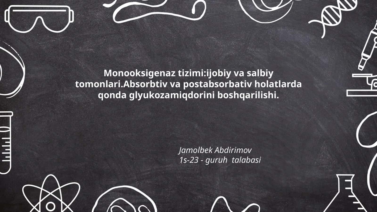 Monooksigenaz tizimi:ijobiy va salbiy tomonlari