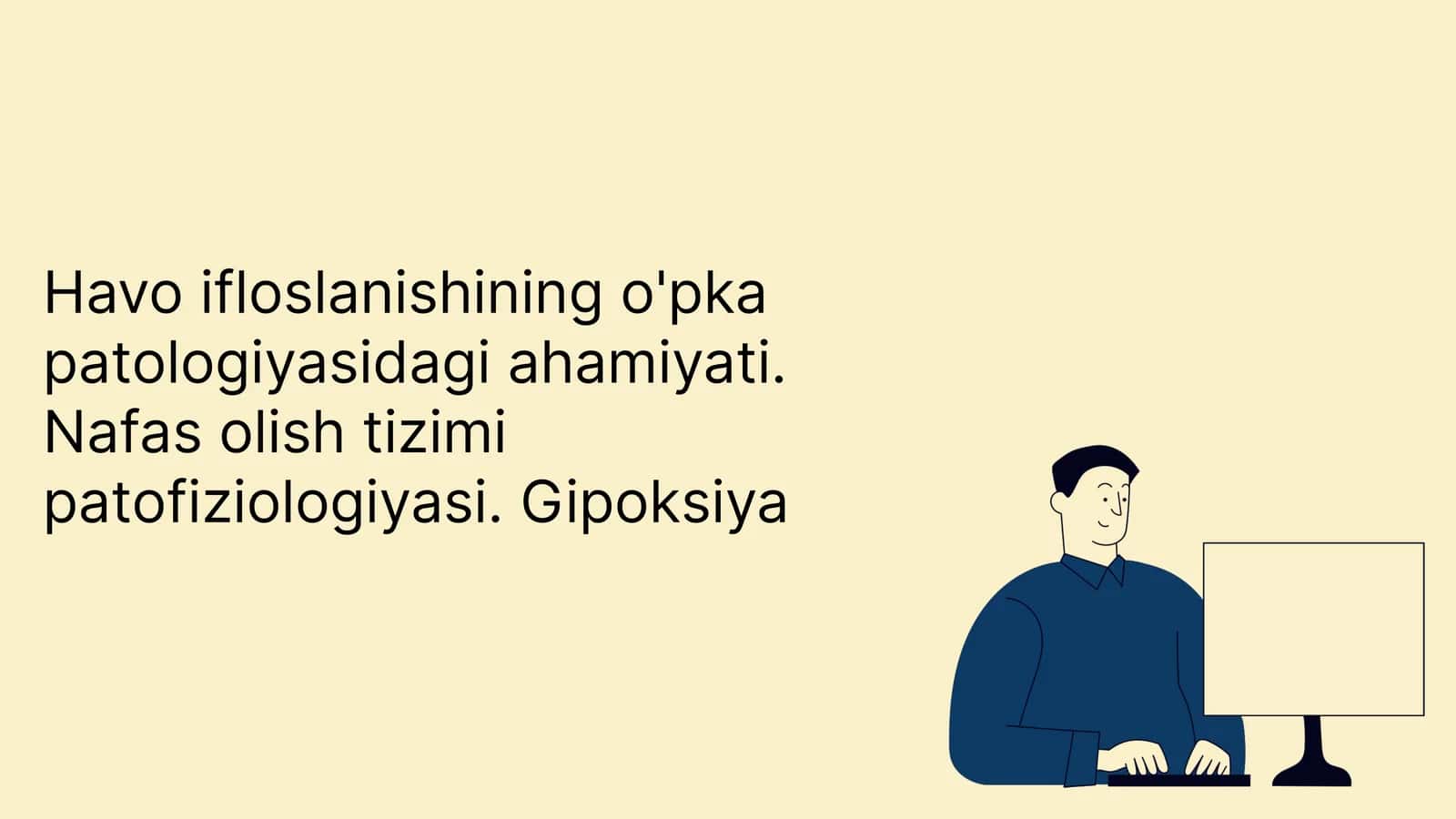 havo iflaslanishining opka patalogiyasidagi ahamyati